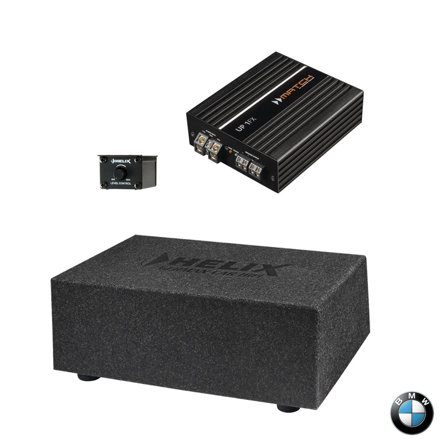 BMW F/G Generation All Models - Boot Subwoofer Amplified Package | HELIX IK E10.1-SVC2