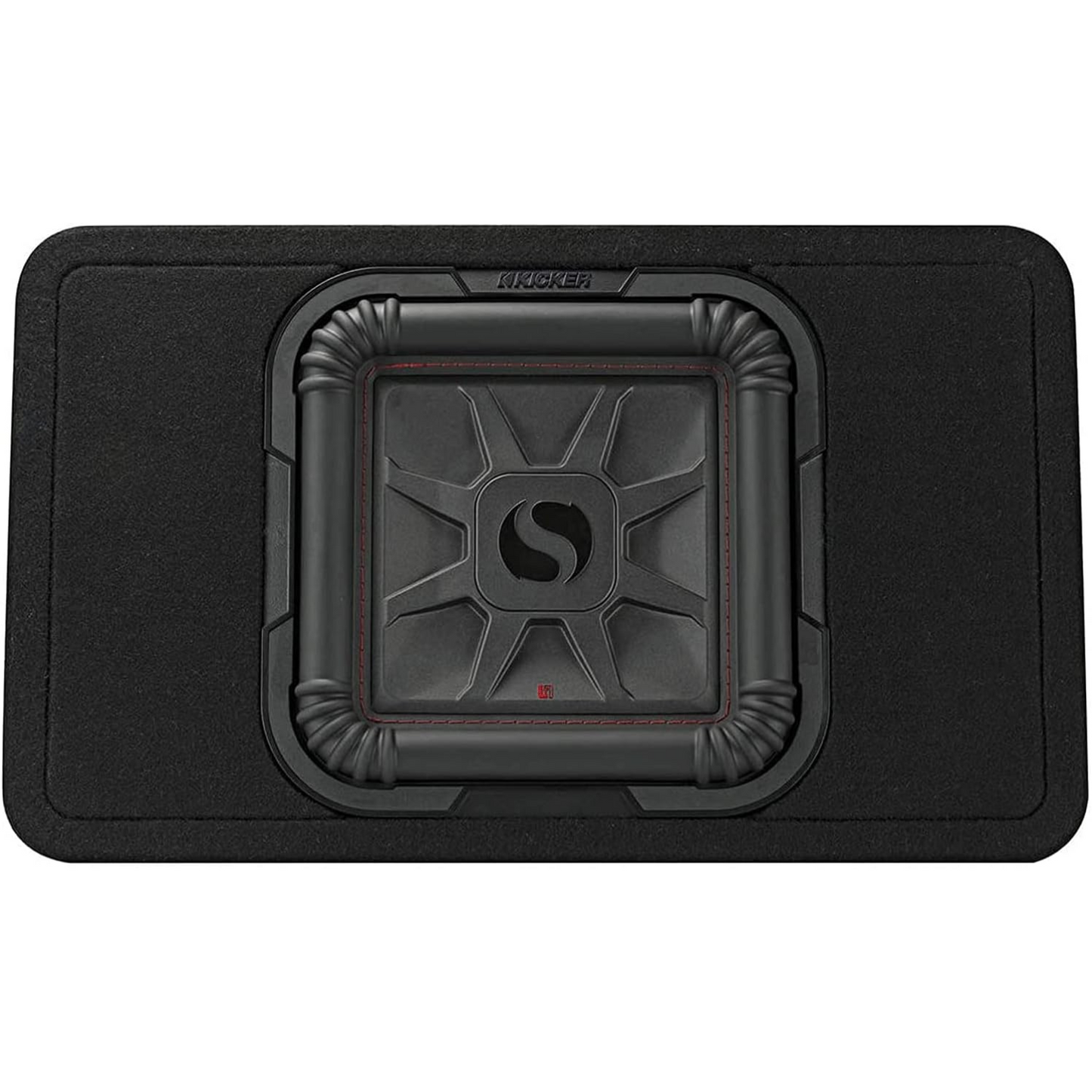 KICKER 46TL7T122 - 12" Sealed Thin Subwoofer Enclosure - 600 RMS @ 2 Ohm