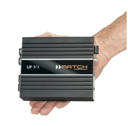 MATCH UP 1FX - 1 Channel Compact Digital High-Power Amplifier | 1Ω Stable