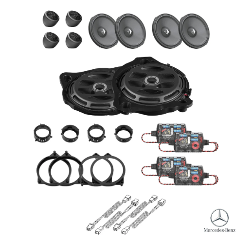 Mercedes C-Class W205 Burmester - Speaker & Subwoofer Upgrade Package | HELIX Ci3