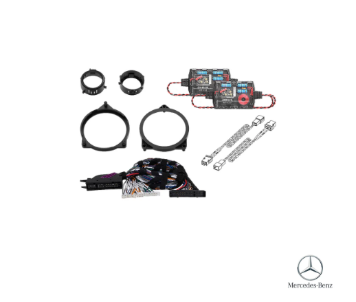 Mercedes C-Class W205 Burmester - Front Speaker & Subwoofer DSP Amplified Package | HELIX Ci3