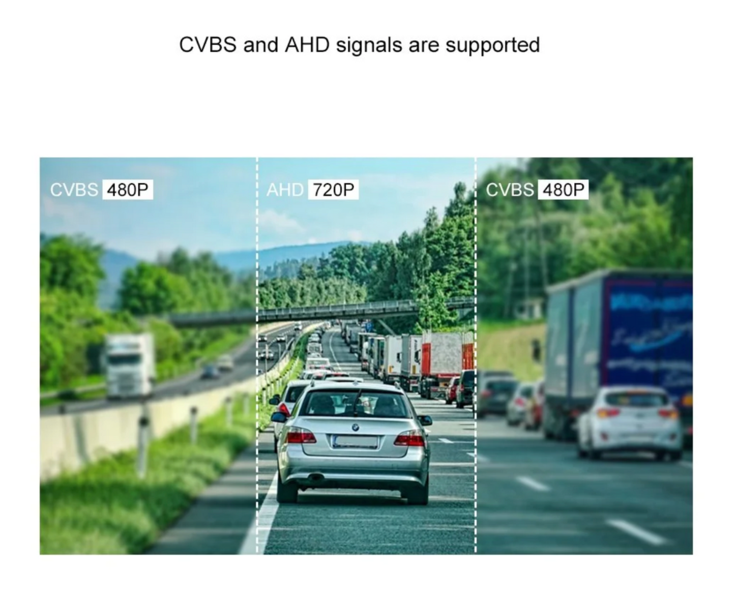 MM126S - AHD/CVBS Switchable Wide Angle Backup Camera