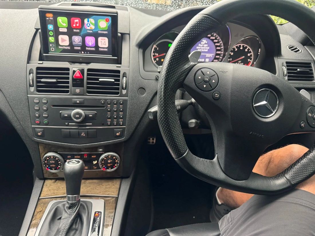MERCEDES C-Class C63S W204 w/ Harmon - Wireless Apple CarPlay/Android Auto Integration & Speaker Upgrade