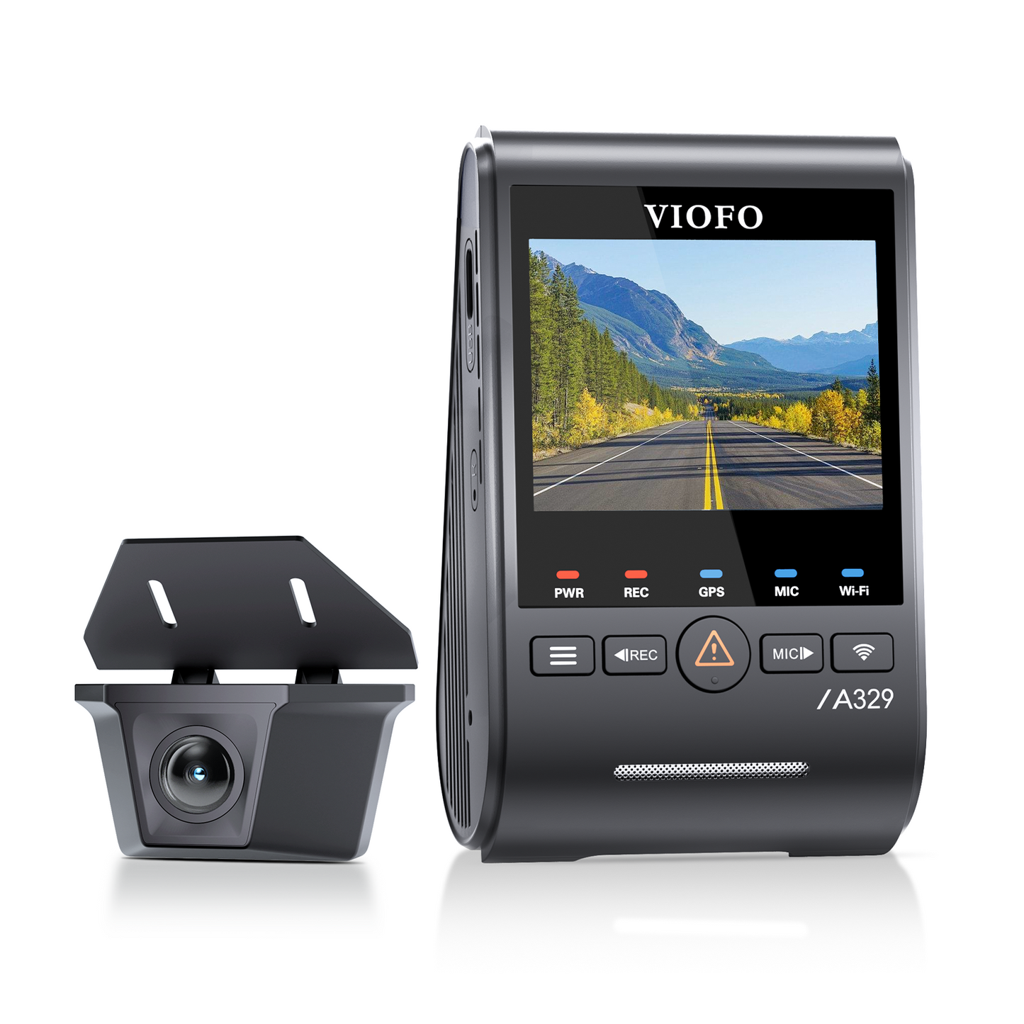 VIOFO A329SW 2CH - Front & Rear - 4K 60FPS+2K HDR Camera w/ Sony Starvis 2 Sensor