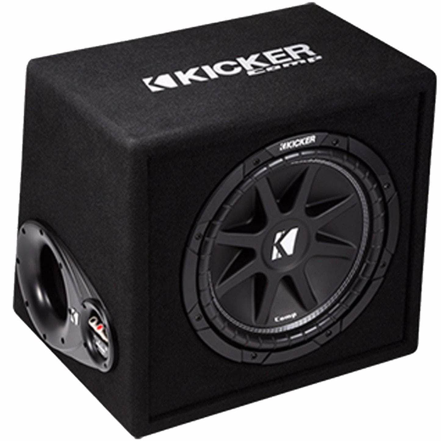 KICKER 44KKP212 - 12″ Ported Enclosure,  Amp & Wiring Kit