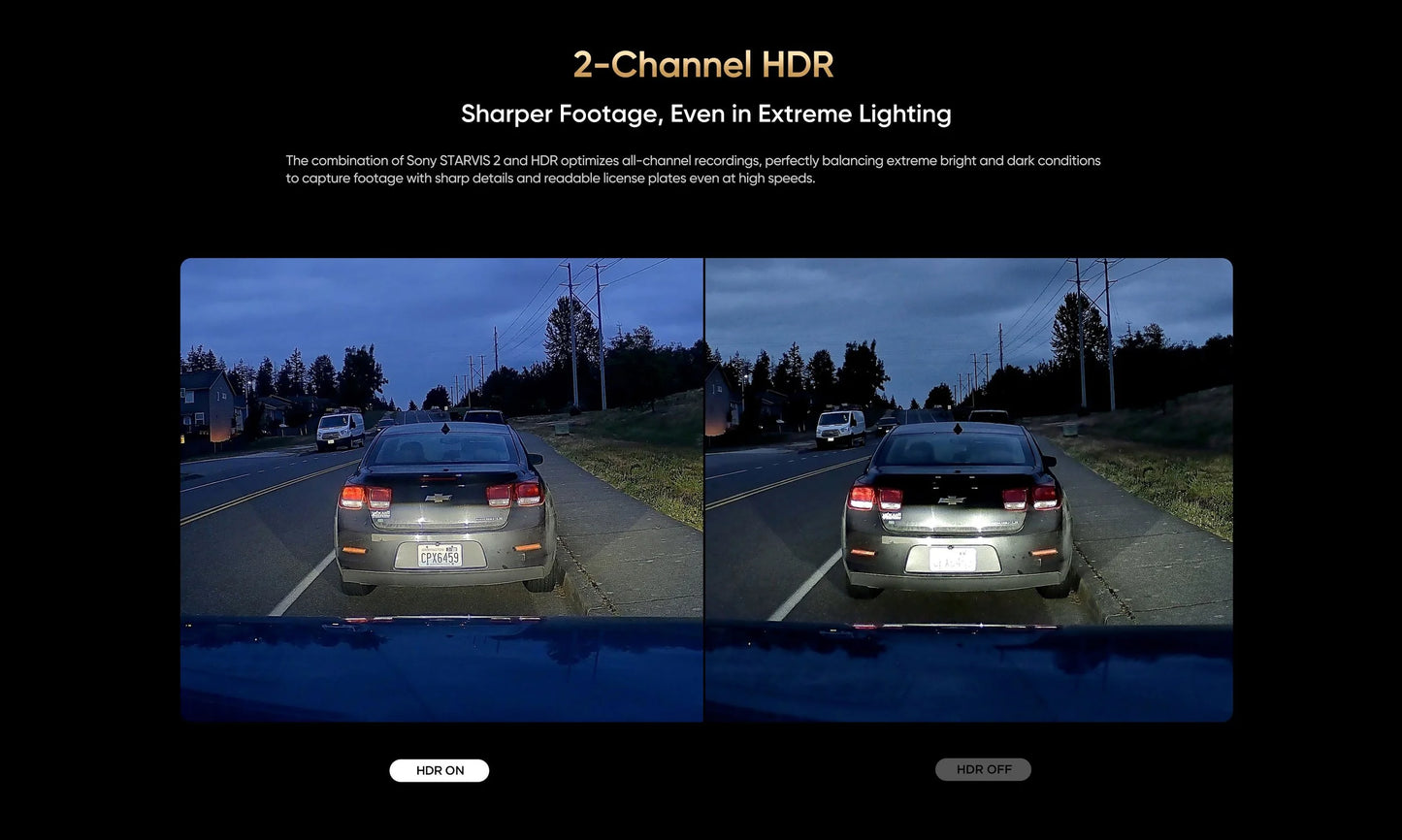 VIOFO A229 Ultra 2CH 4K Front +4K Rear Dash Cam w/ Dual Sony STARVIS 2 Sensors