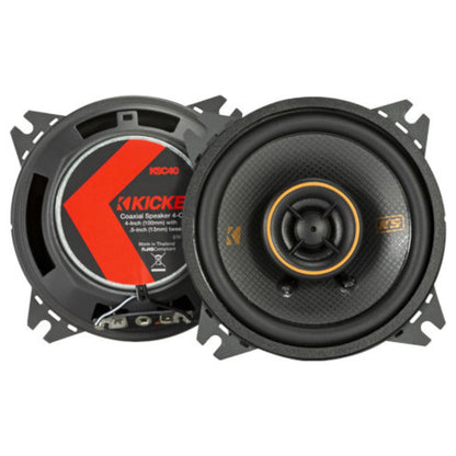 KICKER 51KSC404 - 4" 2-Way Coaxial Speakers