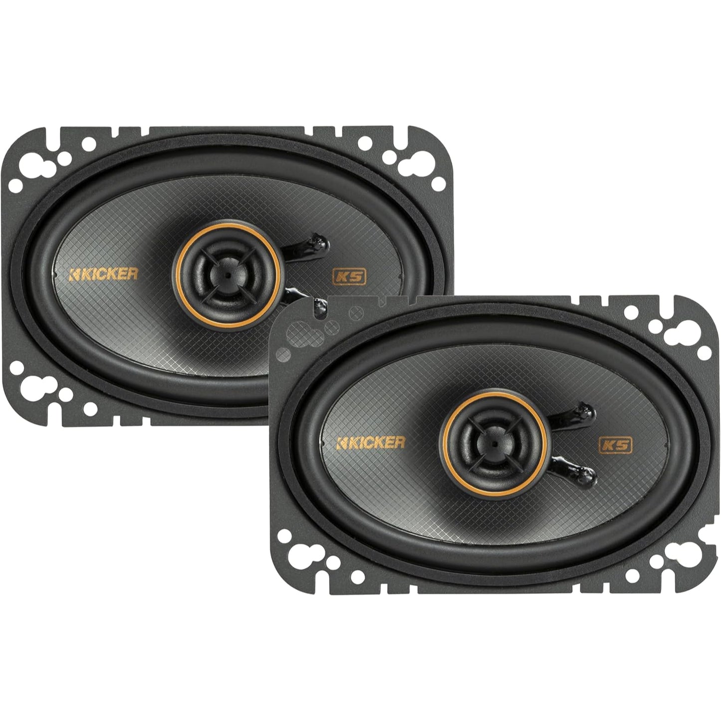 KICKER 51KSC4604- 4x6 2-Way Coaxial Speakers