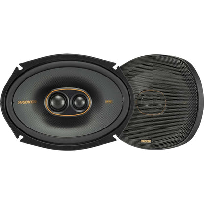 KICKER 51KSC69304 - 6x9" 3-Way Coaxial Speakers