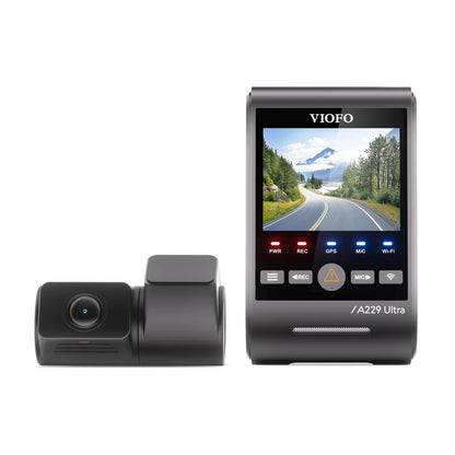 VIOFO A229 Ultra 2CH 4K Front +4K Rear Dash Cam w/ Dual Sony STARVIS 2 Sensors