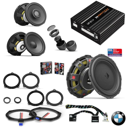 BMW Basic Sound F Gen - Speaker & Subwoofer DSP Amplified Package | HELIX Ci7 / Ci3 / Ci5 (tweeter pods required)