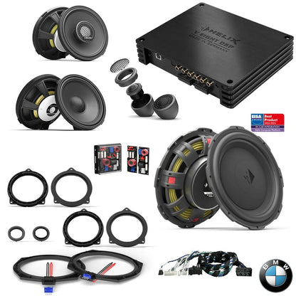 BMW Basic Sound RAM G Gen - Speaker & Subwoofer DSP Amplified Package 2 | HELIX Ci7 / Ci3 / Ci5 (tweeter pods required)