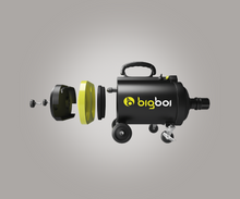 bigboi BlowR PRO MKII car dryer with dual motors exploded view