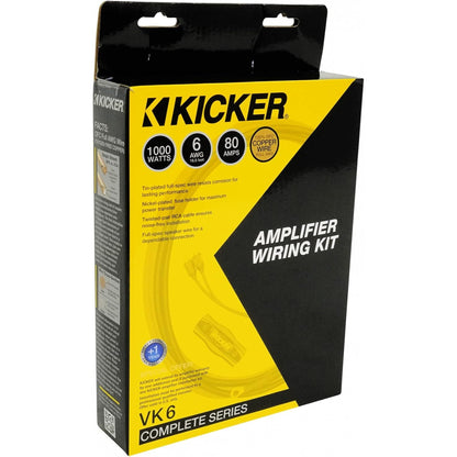 KICKER 47VK6 - 6 Gauge 2 Channel Amp Kit