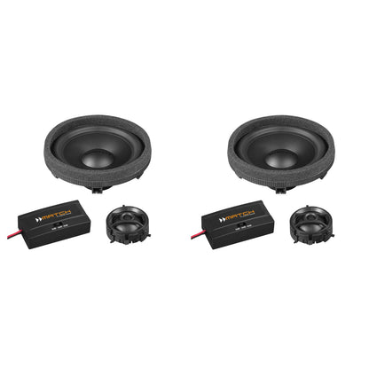MATCH UP C42MB-FRT.3 - 4" 2-Way PnP Compo Speaker Set, MERCEDES Type 3 | 4Ω