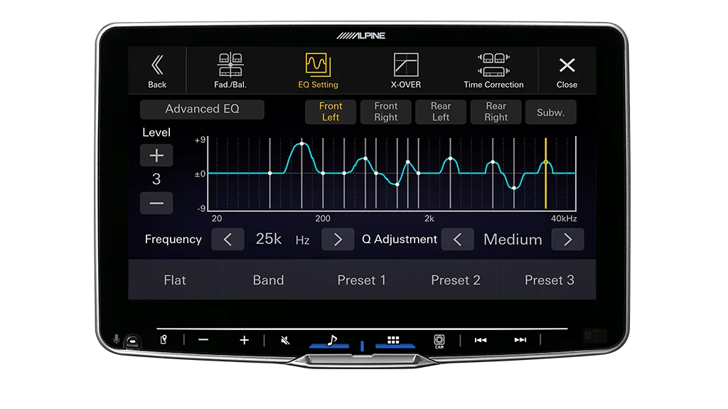 ALPINE ILX-F509AI Halo 9" High-Res Audio Receiver w/ Wireless Apple CarPlay & Android Auto