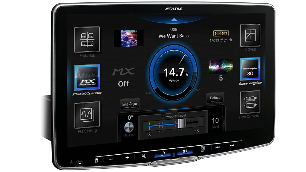 ALPINE ILX-F511AI Halo 11" High-Res Audio Receiver with Wireless Apple CarPlay / Wireless Android Auto