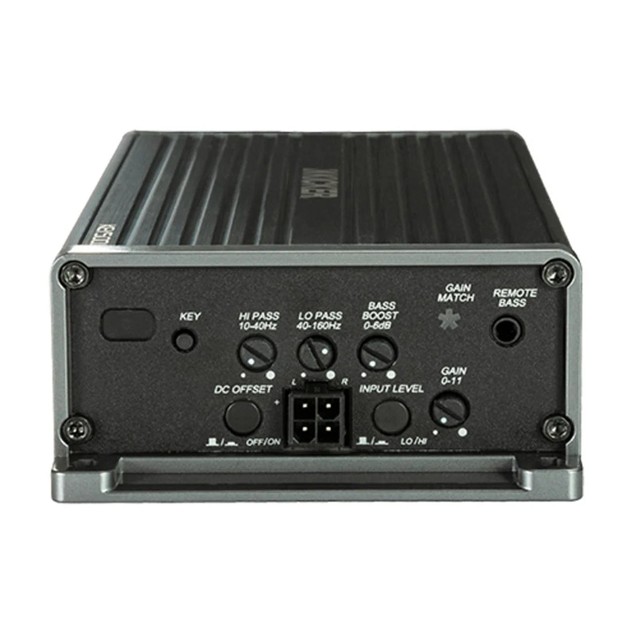 KICKER KEY500.1 - Smart Mono Amplifier (bass revealer/processor) - 500 RMS