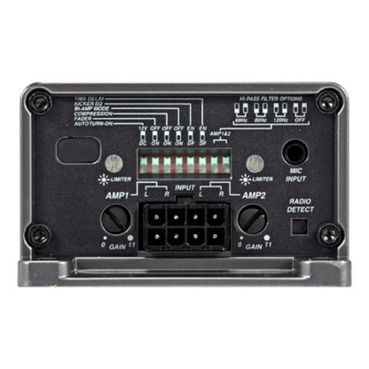 KICKER KEY200.4. - 4 Channel Amplifier (auto-EQ/processor) - 200 RMS