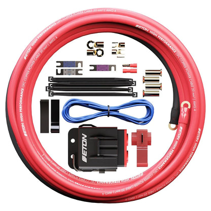 ETON PCC20 - 4 AWG Amplifier Wiring Kit