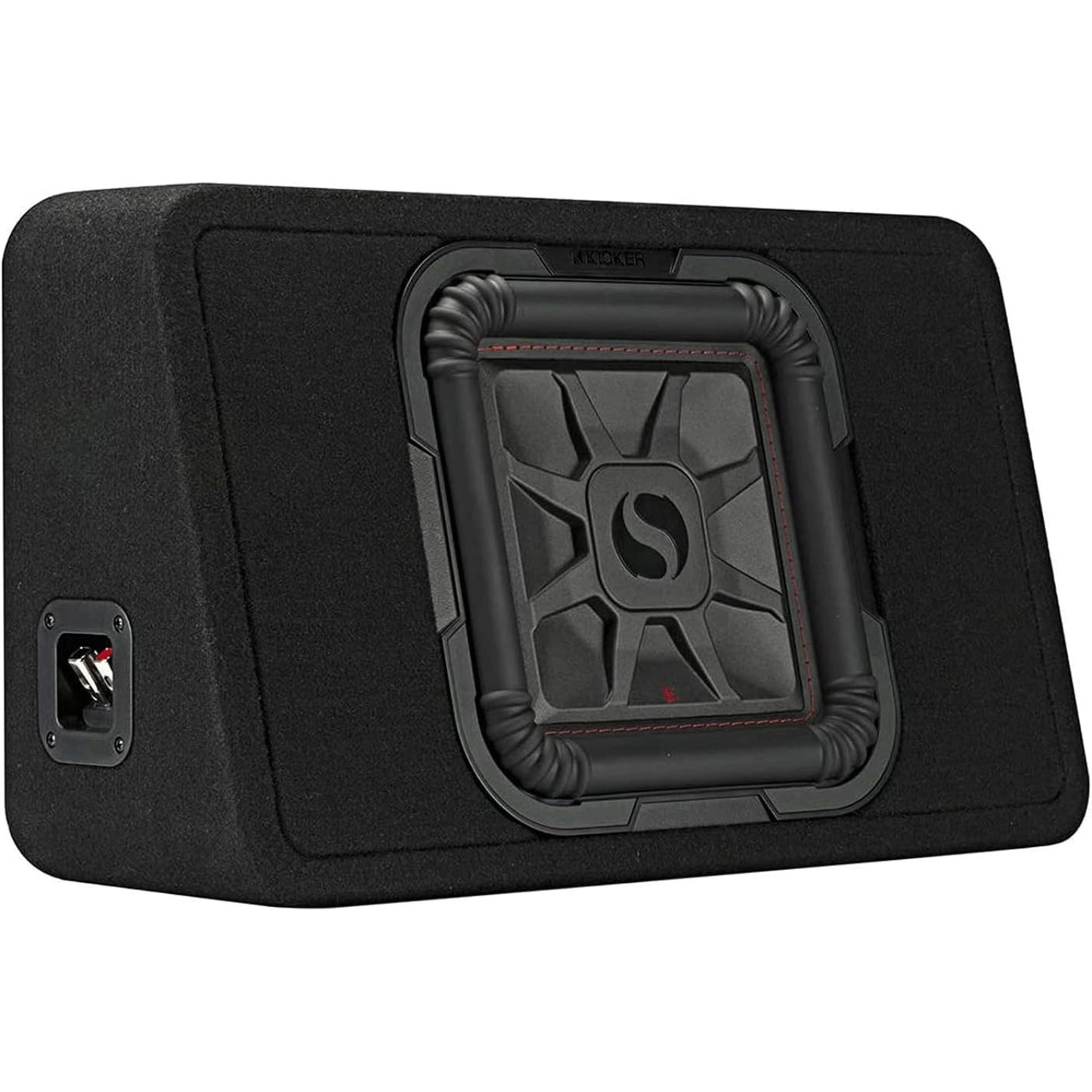 KICKER 46TL7T102 - 10" Sealed Thin Subwoofer Enclosure - 500 RMS 2 Ohm