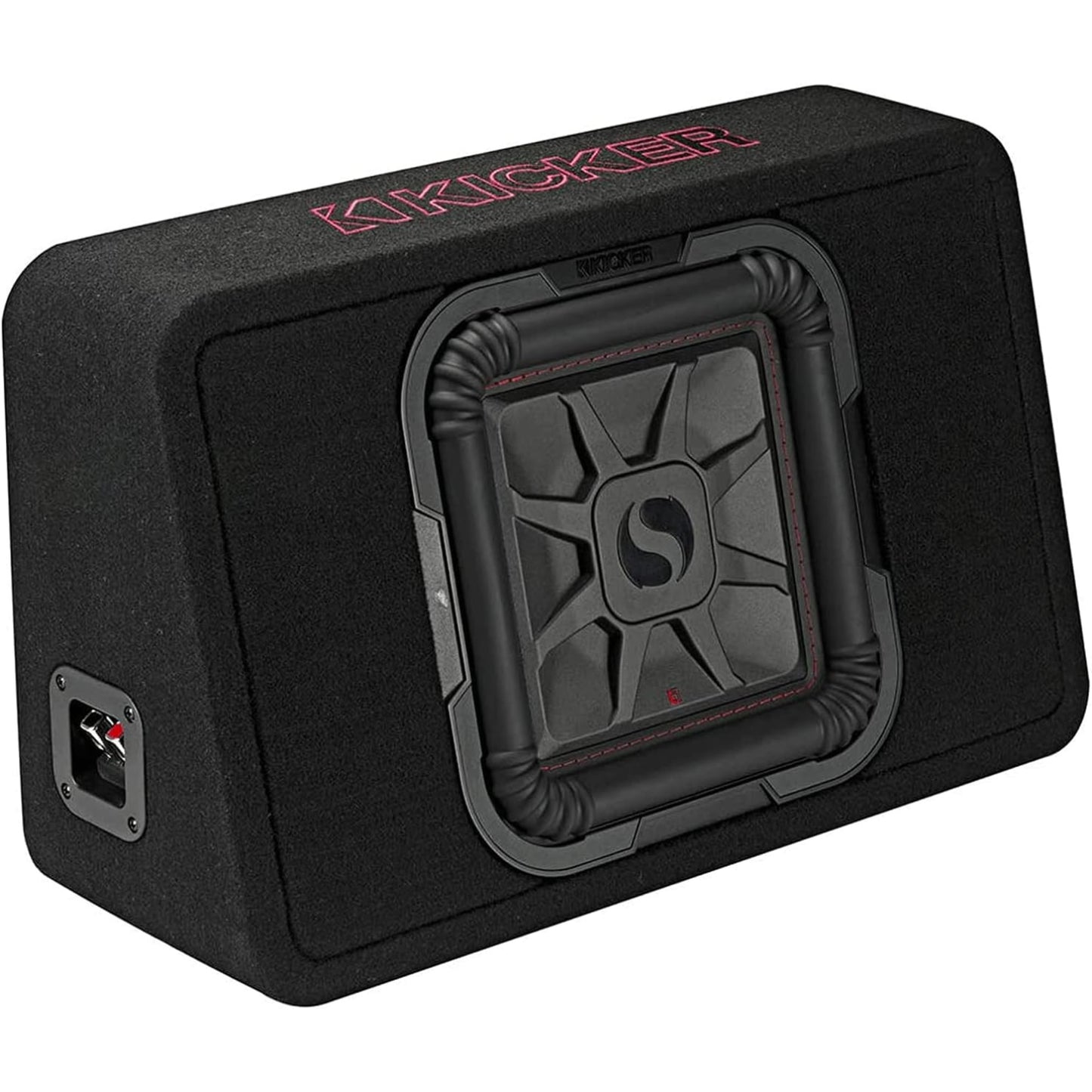 KICKER 46TL7T102 - 10" Sealed Thin Subwoofer Enclosure - 500 RMS 2 Ohm