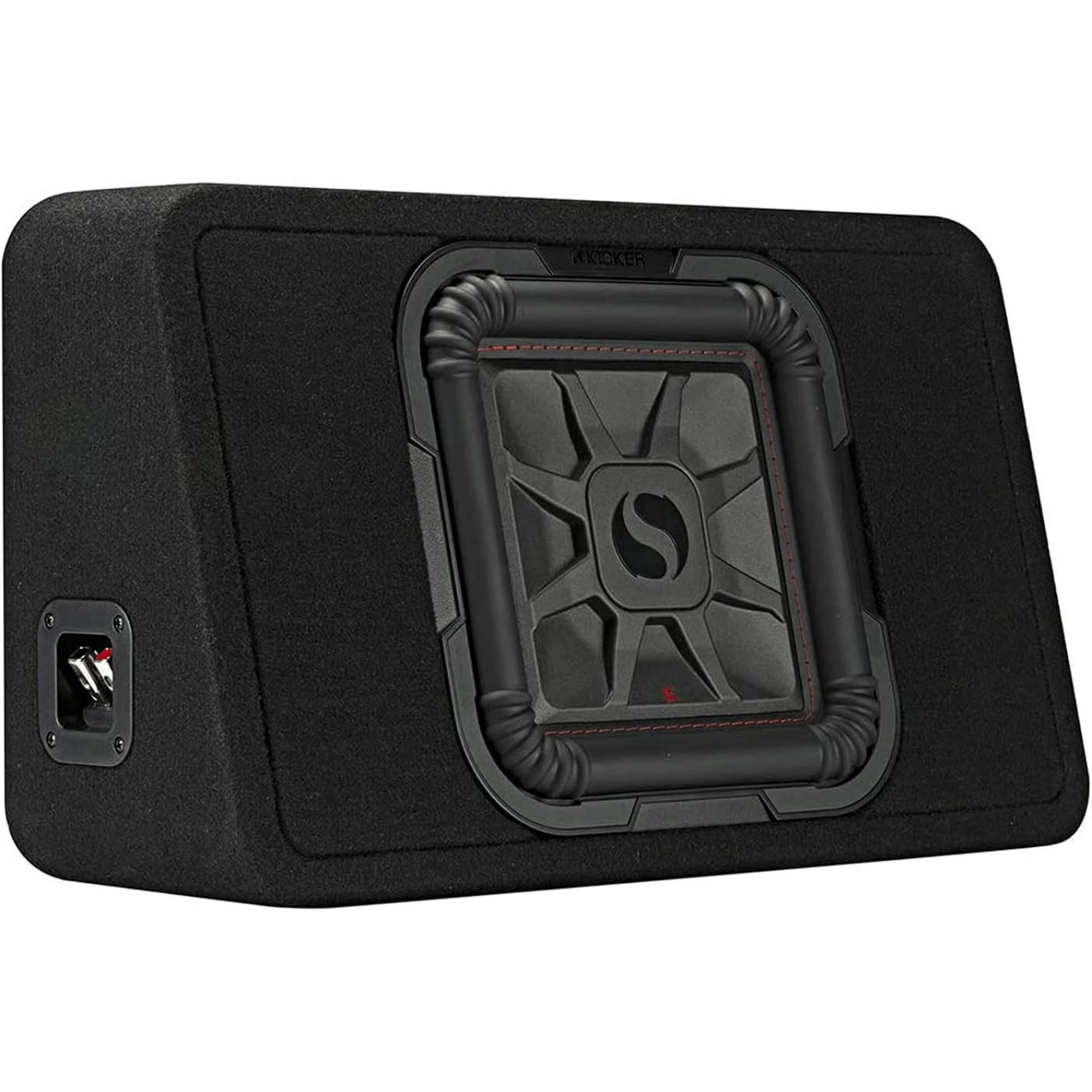 KICKER 46TL7T122 - 12" Sealed Thin Subwoofer Enclosure - 600 RMS @ 2 Ohm