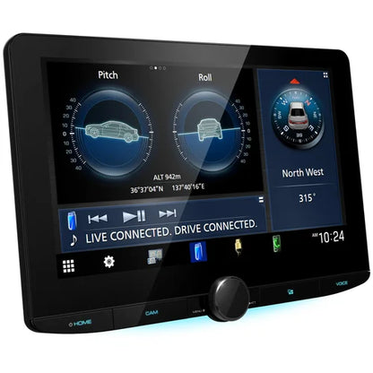 Kenwood DMX9724XDS 10.1" Digital Multimedia Receiver w/ Maestro & Wireless Apple CarPlay & Android Auto