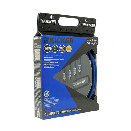 KICKER 46CK4 - 4 Gauge 2 Channel Amp Kit