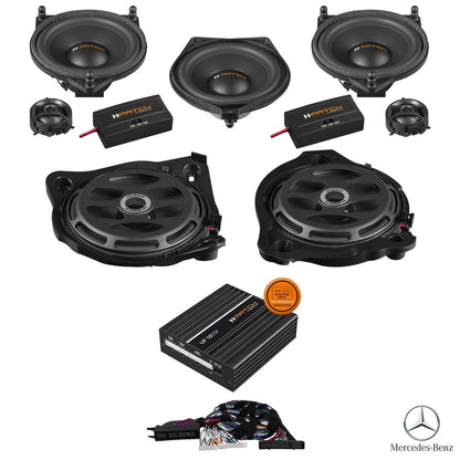 Mercedes E-Class W213 Burmester - Front Speaker & Subwoofer DSP Amplified Package | MATCH UP PnP