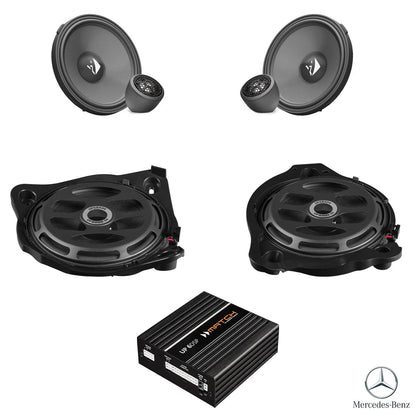 Mercedes E-Class W213 Facelift - Front Speaker & Subwoofer DSP Amplified Package | HELIX Ci3