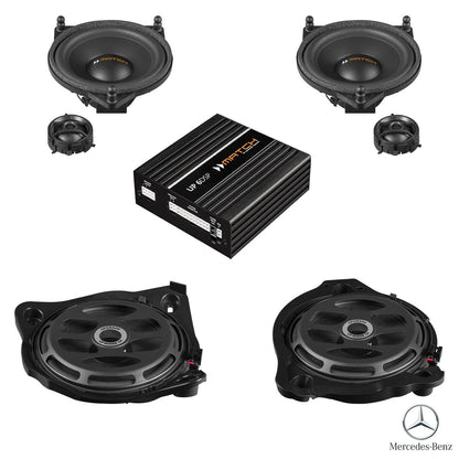 Mercedes E-Class W213 Facelift - Front Speaker & Subwoofer DSP Amplified Package | MATCH UP PnP