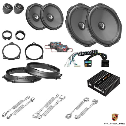 Porsche Cayenne 9YA (536) - Front Speaker DSP Amplified Package | HELIX Ci3