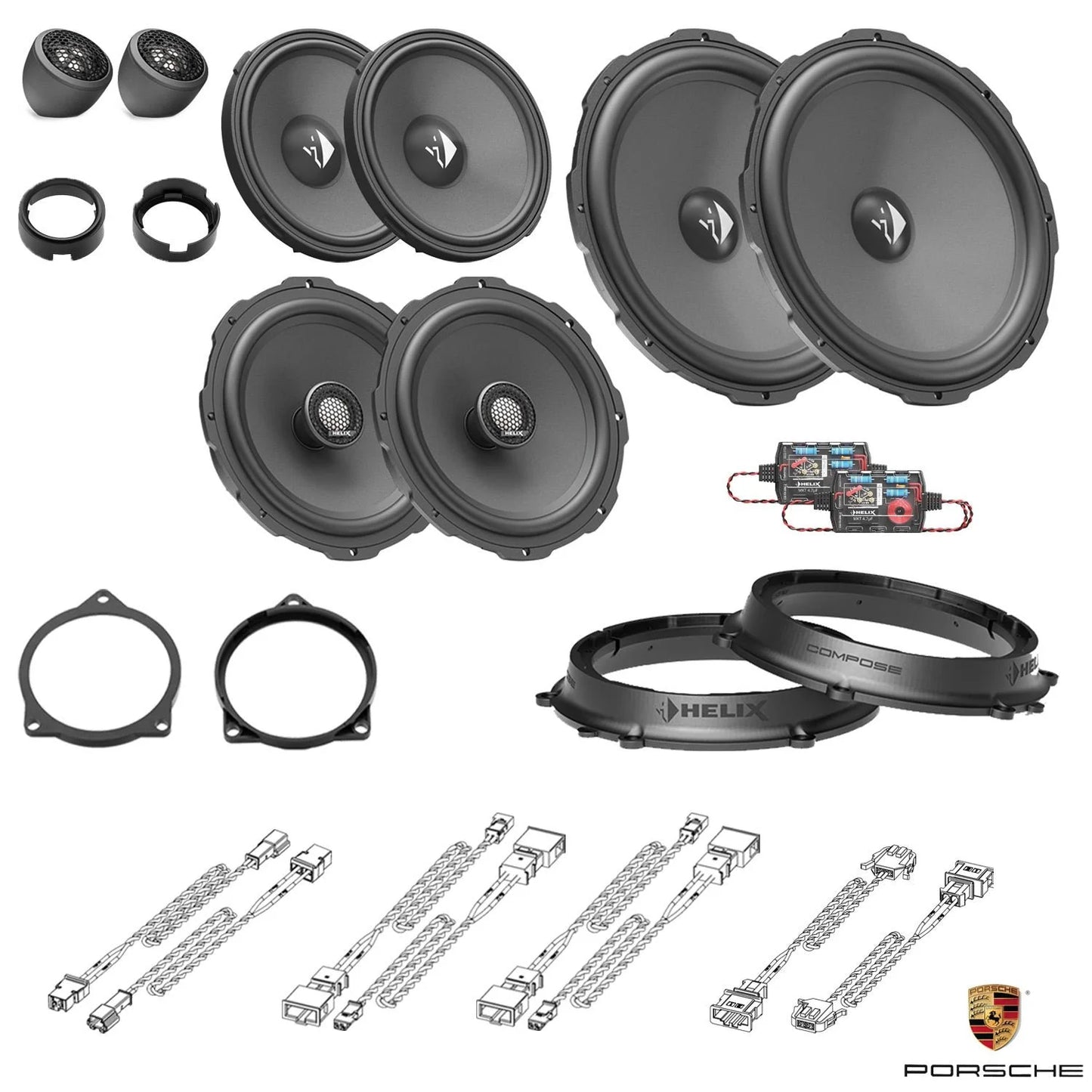 Porsche Macan 95B - Speaker Upgrade Package | HELIX Ci3