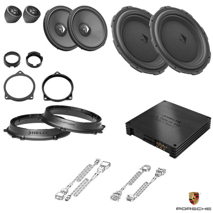 Porsche Macan 95B BOSE - Front Speaker DSP Amplified Package (Extra Bass) | HELIX Ci3/Ci5