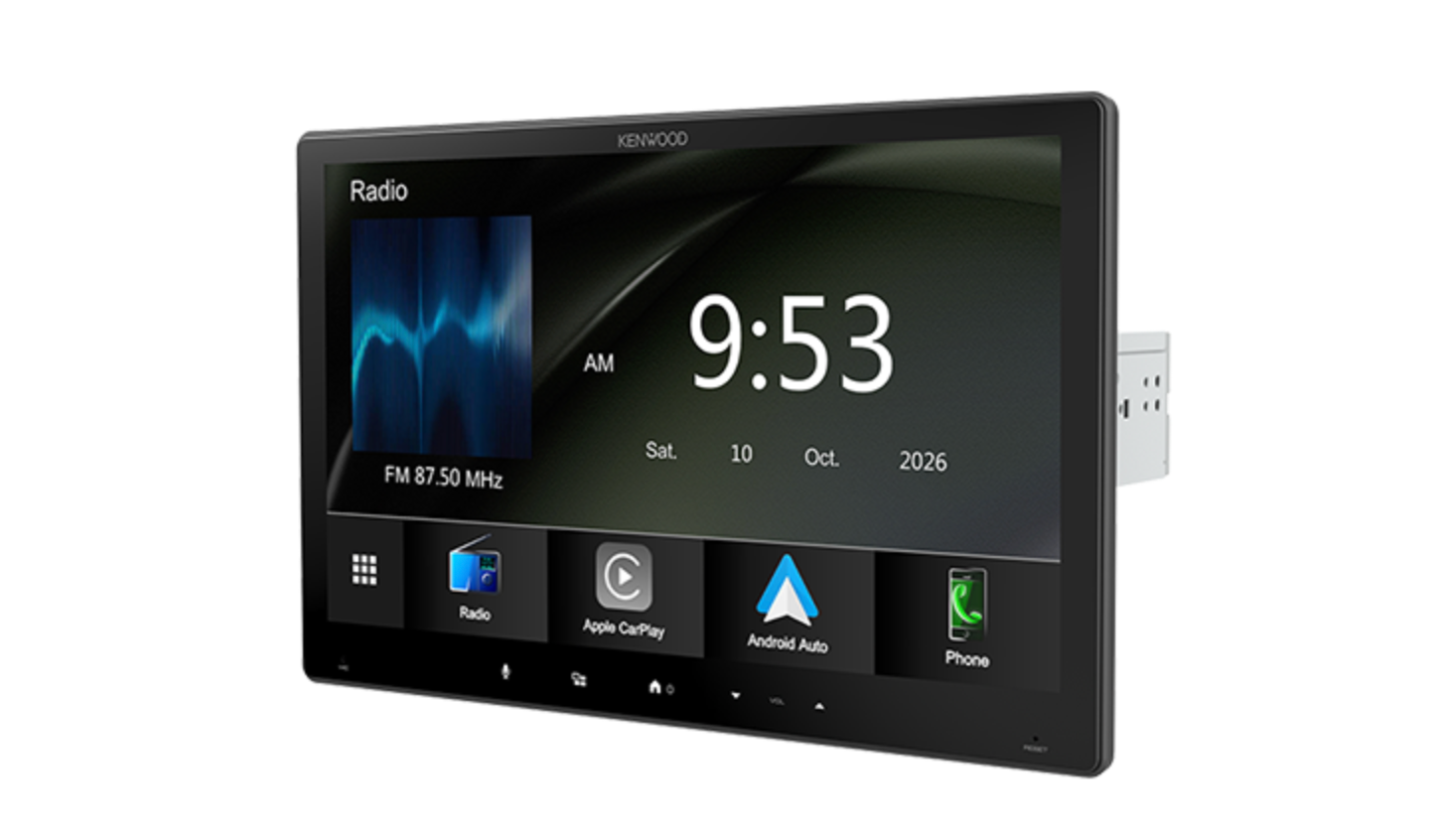 Kenwood DMX7412XDS 11.6″ HD Touchscreen Receiver w/ Wireless Apple CarPlay & Android Auto