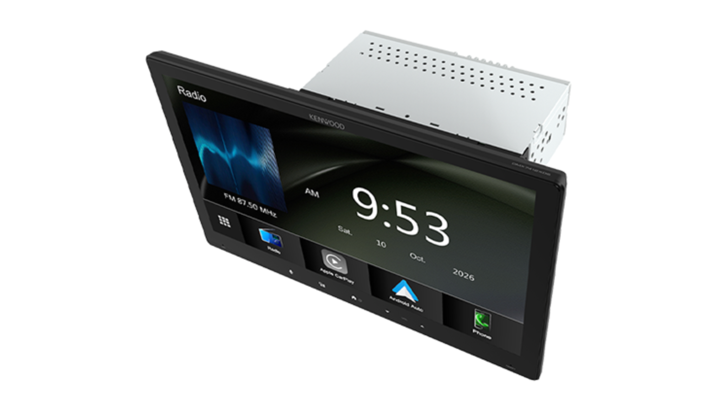 Kenwood DMX7412XDS 11.6″ HD Touchscreen Receiver w/ Wireless Apple CarPlay & Android Auto