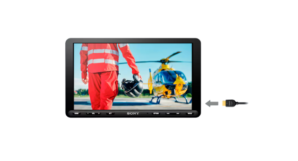 Sony XAV-AX8100 9" Media Receiver w/ Wired Apple CarPlay & Android Auto