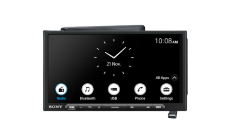 Sony XAV-AX4000 6.95" Multimedia Receiver w/ Wireless Apple CarPlay & Android Auto