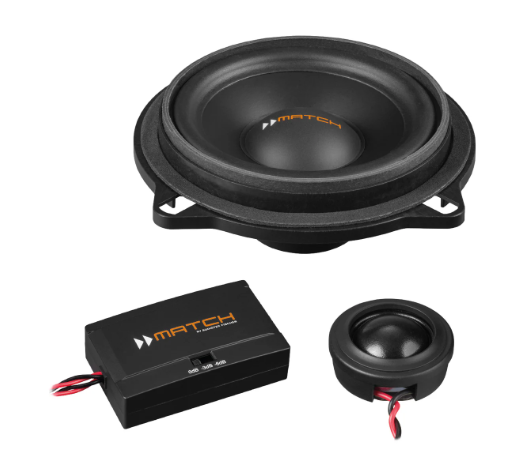 MATCH UP C42BMW-FRT.1 - 4" 2-Way PnP Compo Speaker Set, BMW & MINI Type 1 | 4Ω