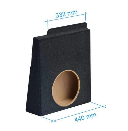 BASSER Toyota Hilux 2015-2023 - 10" Premium Fit-Box Subwoofer MDF Enclosure 15L