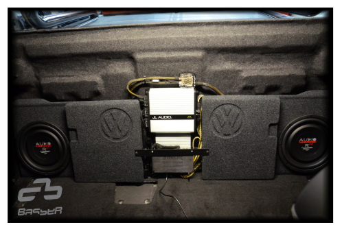 BASSER VW Amarok R - 10" Fit-Box Subwoofer Enclosure 12L Right Side