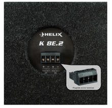 HELIX K 8E.2 - 8" 300W RMS Vented Subwoofer Box | 2x2Ω
