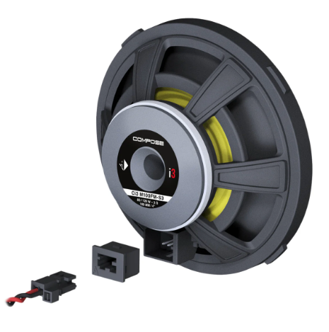 HELIX Ci3 M100FM-S3 - 4" Midrange Speker Pair, FlexMount | 3Ω