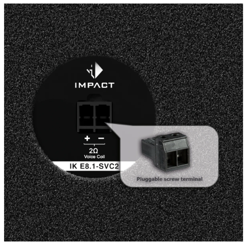 HELIX IK E8.1-SVC2 - 8" 300W RMS Vented Subwoofer Box | 2Ω