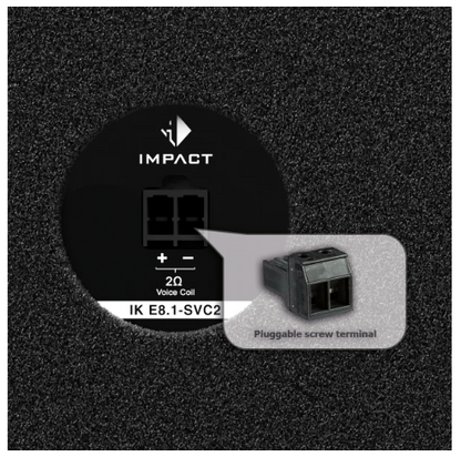 HELIX IK E8.1-SVC2 - 8" 300W RMS Vented Subwoofer Box | 2Ω