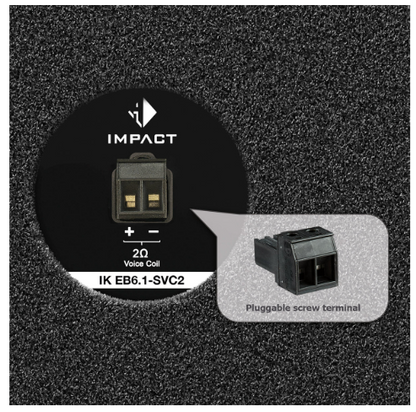 HELIX IK EB6.1 SVC2 - 6" 150W RMS Vented Subwoofer Box | 2Ω