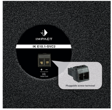 HELIX IK E10.1-SVC2 - 10" 300W RMS Vented Subwoofer Box | 2Ω