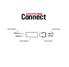 HELIX CiA CC-MH.20 - COMPOSE Connect Male Housing Kit