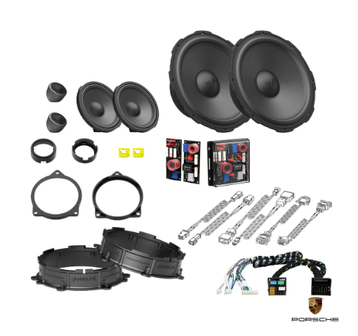 Porsche Taycan - Front Speaker DSP Amplified Package | HELIX Ci7